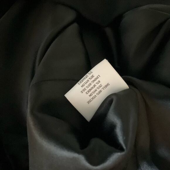 Eileen Fisher Silk Lined Black Sheath Dress - Picture 5 of 5